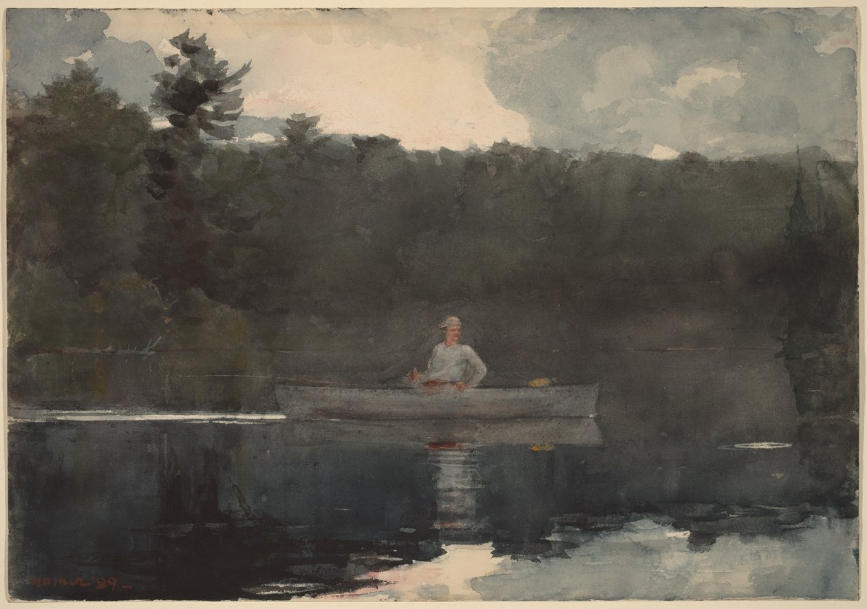 El pescador solitario de Winslow Homer