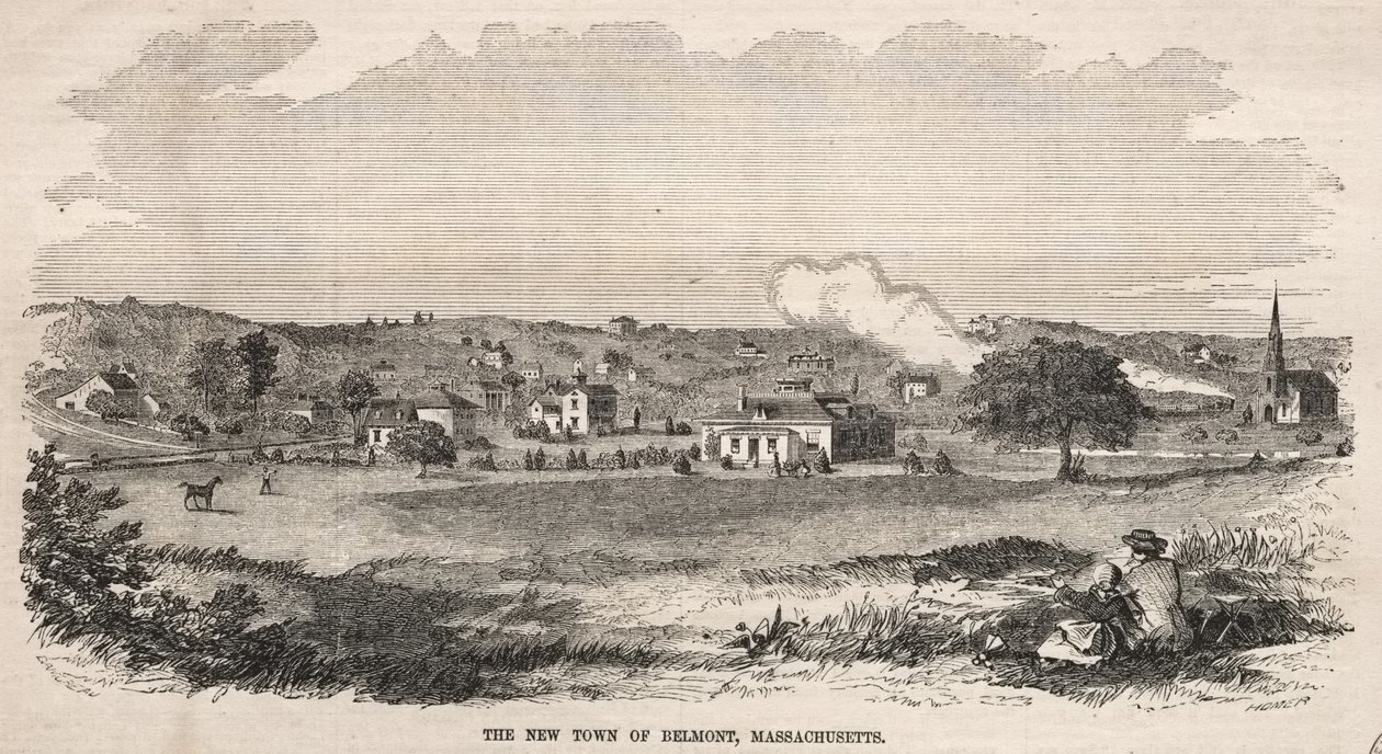 La nueva ciudad de Belmont, Massachusetts de Winslow Homer