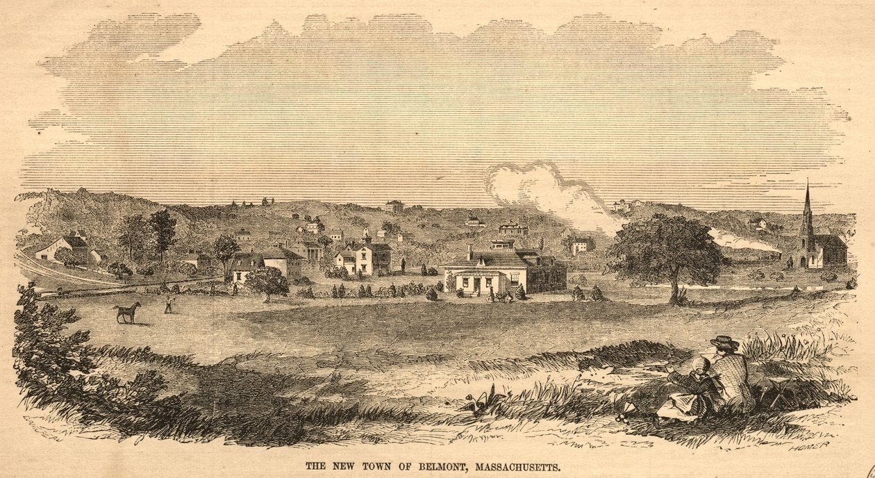 La nueva ciudad de Belmont, Massachusetts de Winslow Homer