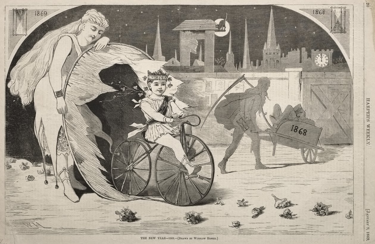 El Año Nuevo - 1869 de Winslow Homer