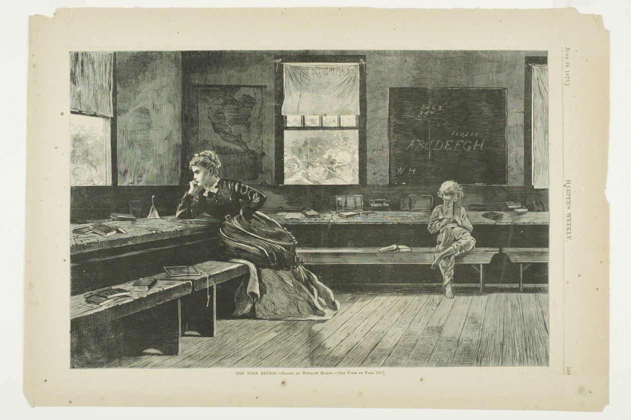 El recreo del mediodía de Winslow Homer