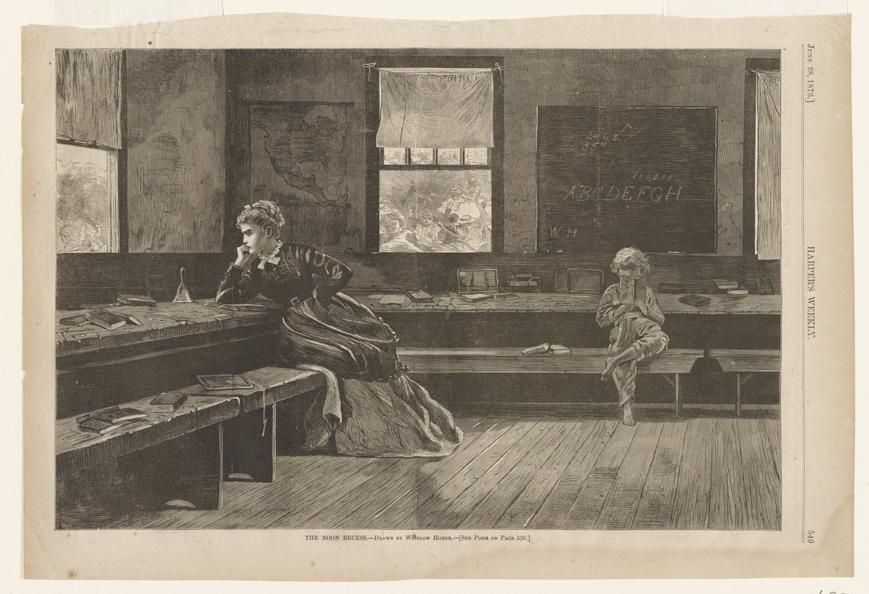 La pausa del mediodía de Winslow Homer