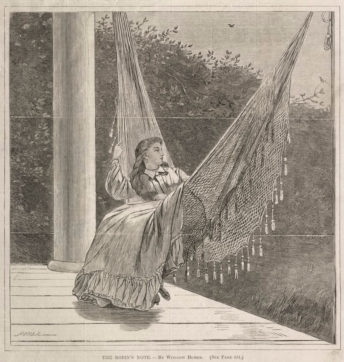 La nota del petirrojo de Winslow Homer