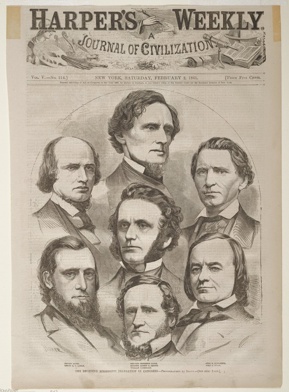 La delegación de Misisipi a favor de la secesión en el Congreso de Winslow Homer