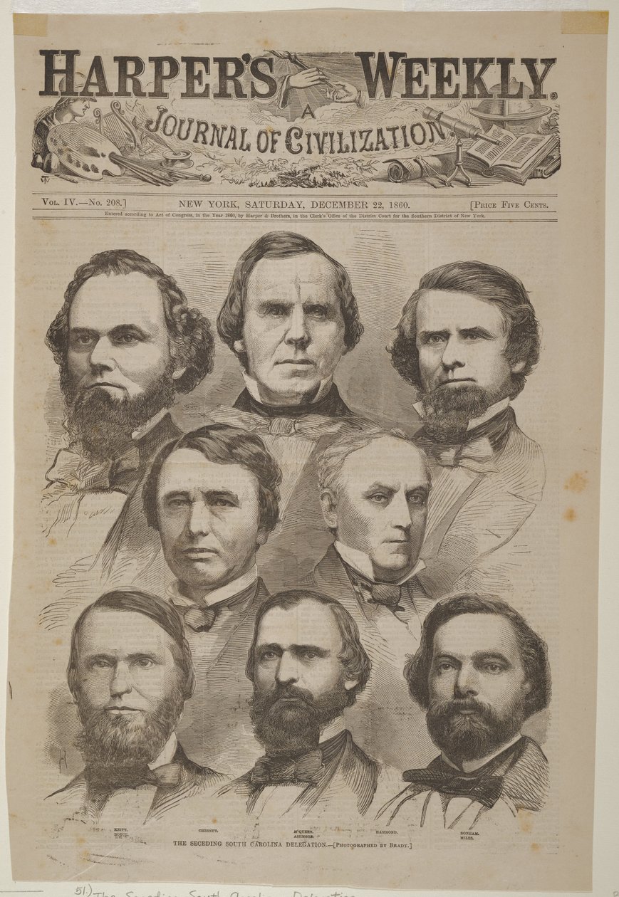 La delegación secesionista de Carolina del Sur de Winslow Homer