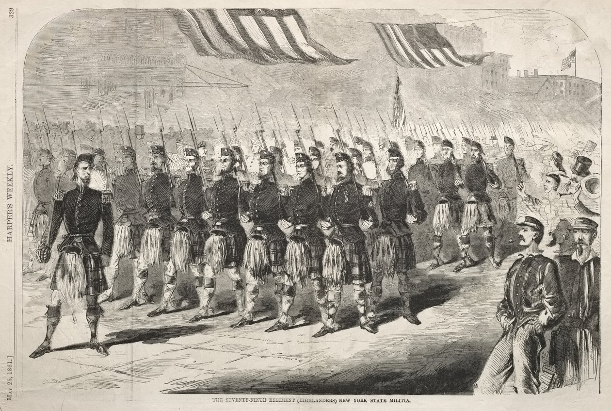 El 79.º Regimiento (Highlanders) de la Milicia del Estado de Nueva York de Winslow Homer