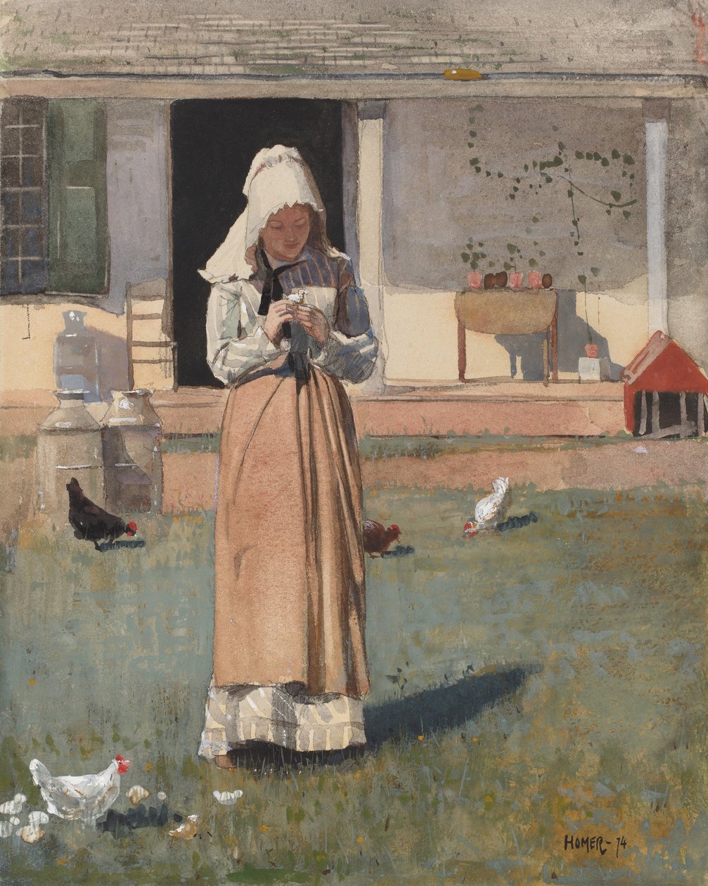 El pollo enfermo de Winslow Homer