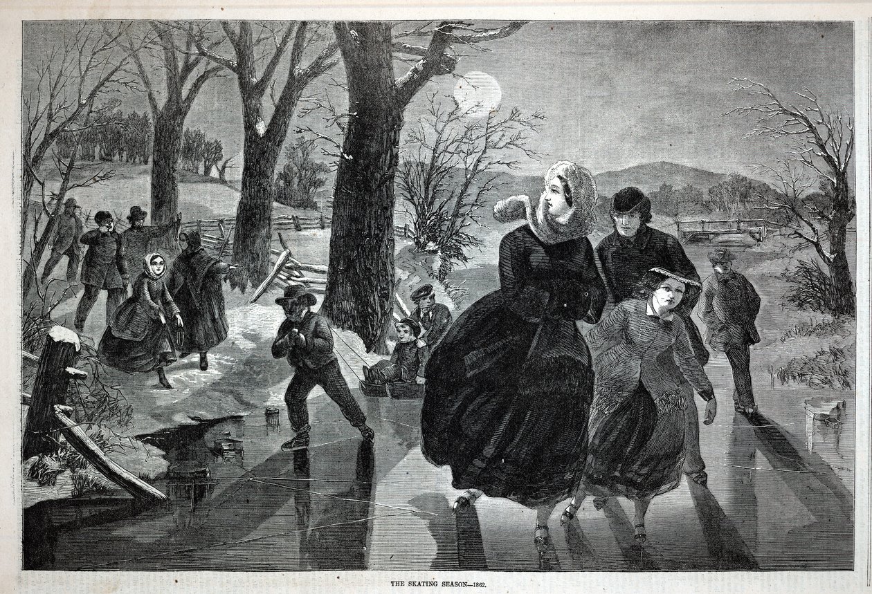 The Skating Season--1862, de Harper