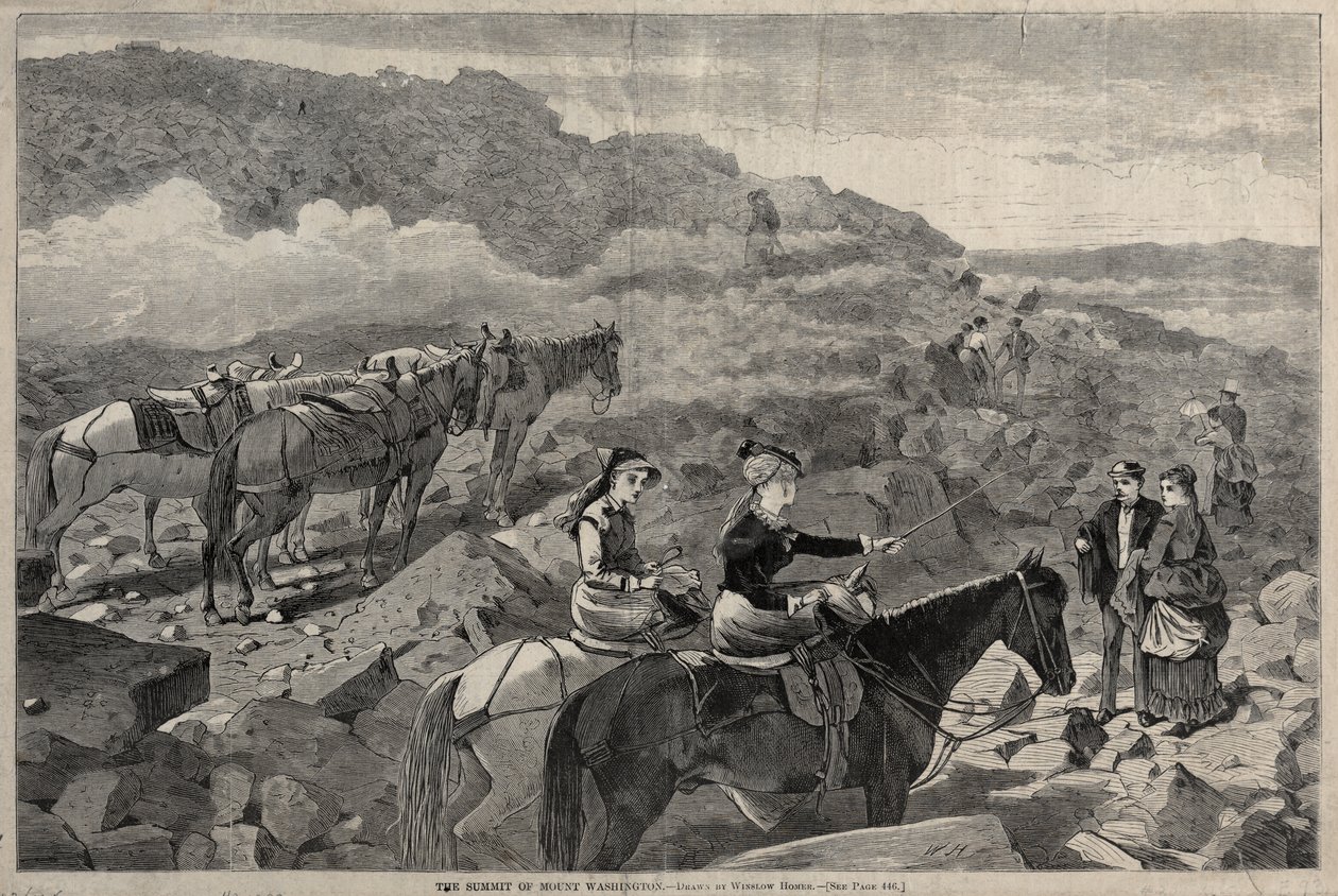 La cima del monte Washington de Winslow Homer