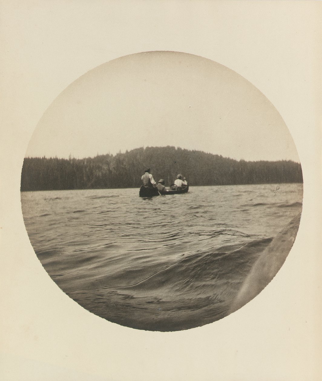 Tres canoístas, Lago St. John, Provincia de Quebec, c.1895, c.1904 de Winslow Homer