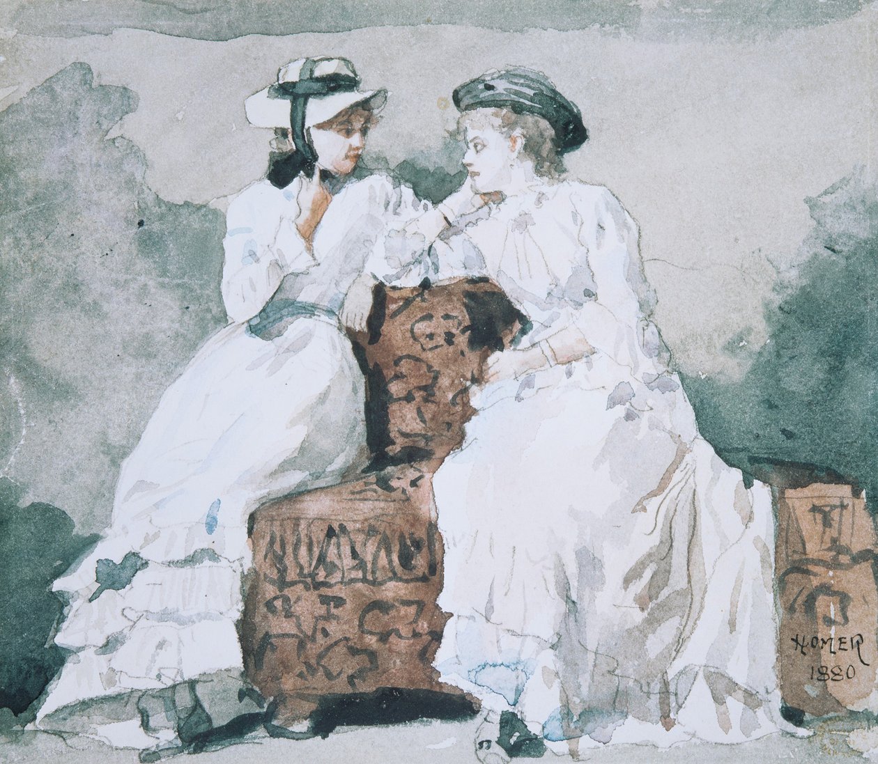 Dos damas, 1880 de Winslow Homer