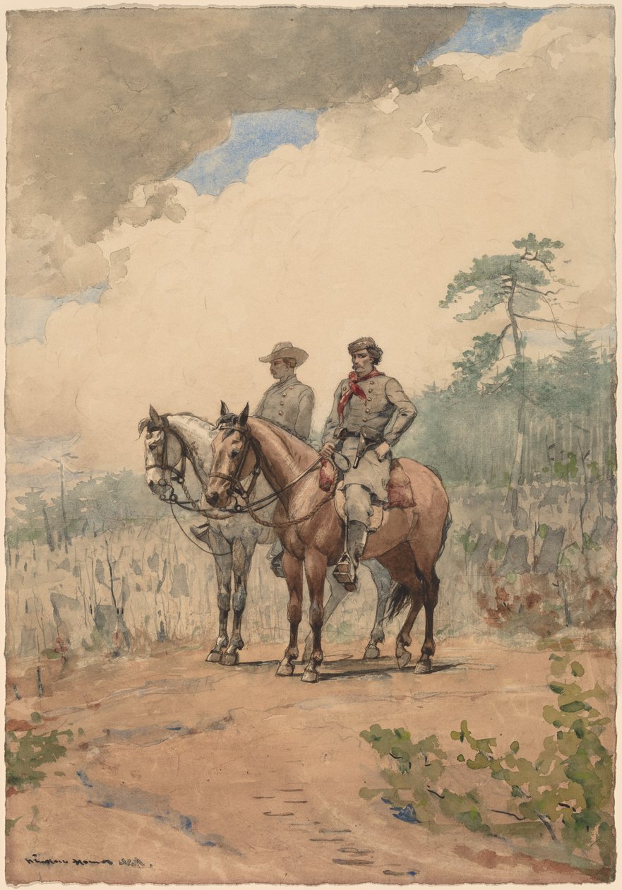 Dos exploradores, 1887 de Winslow Homer