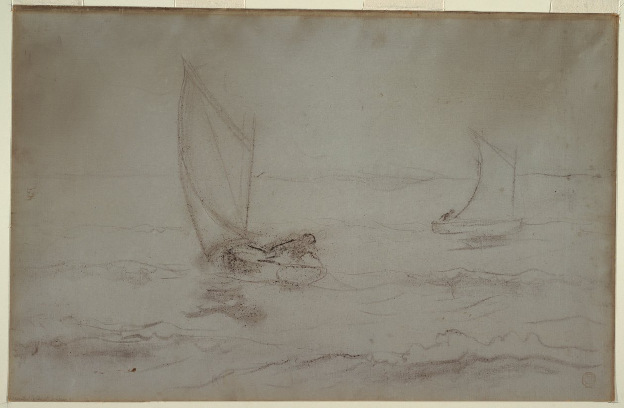 Dos balandros navegando de Winslow Homer