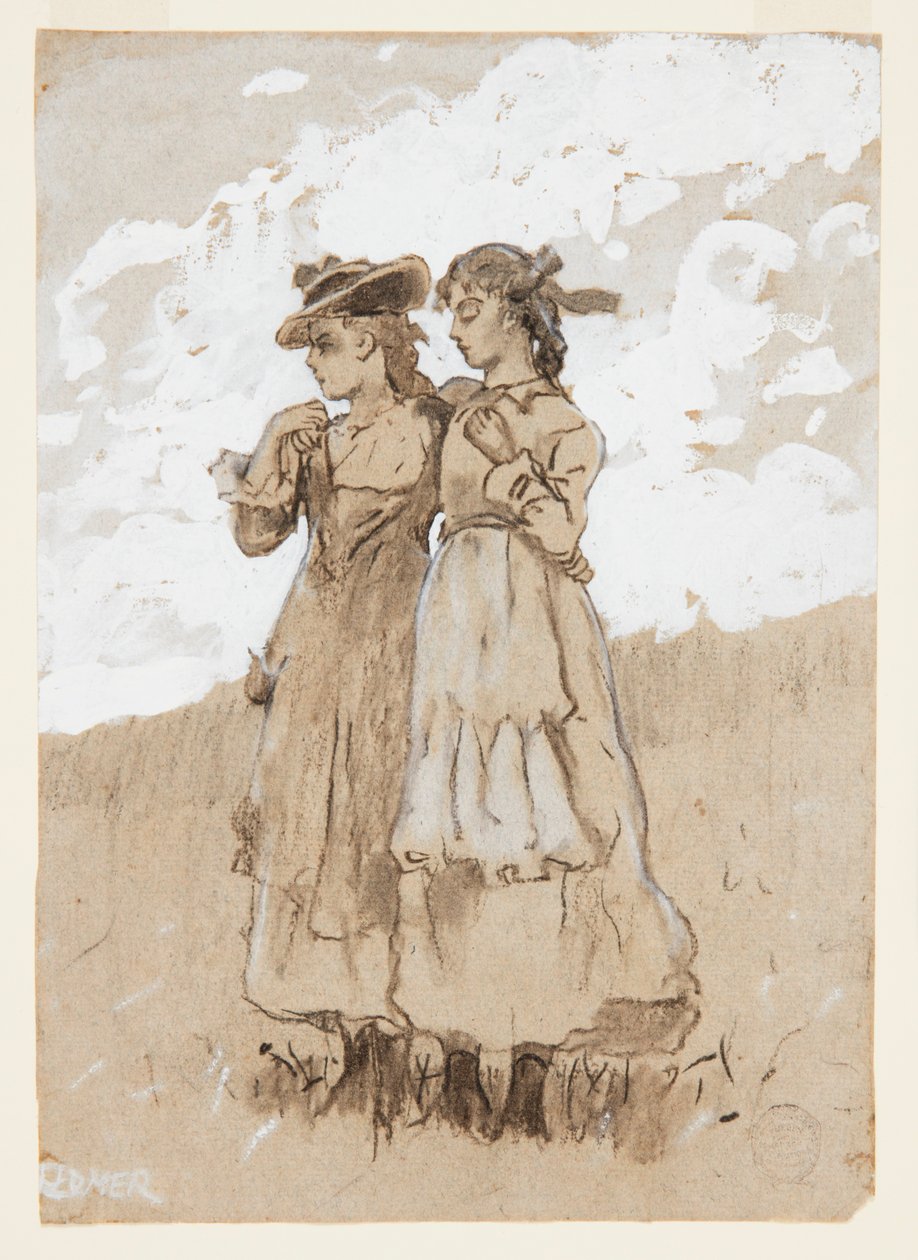 Dos niñas jóvenes de Winslow Homer