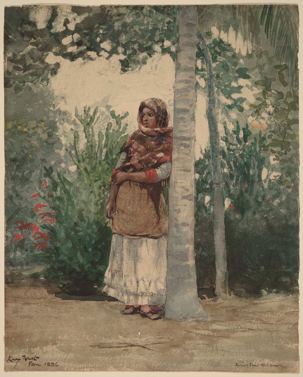 Bajo una palmera de Winslow Homer