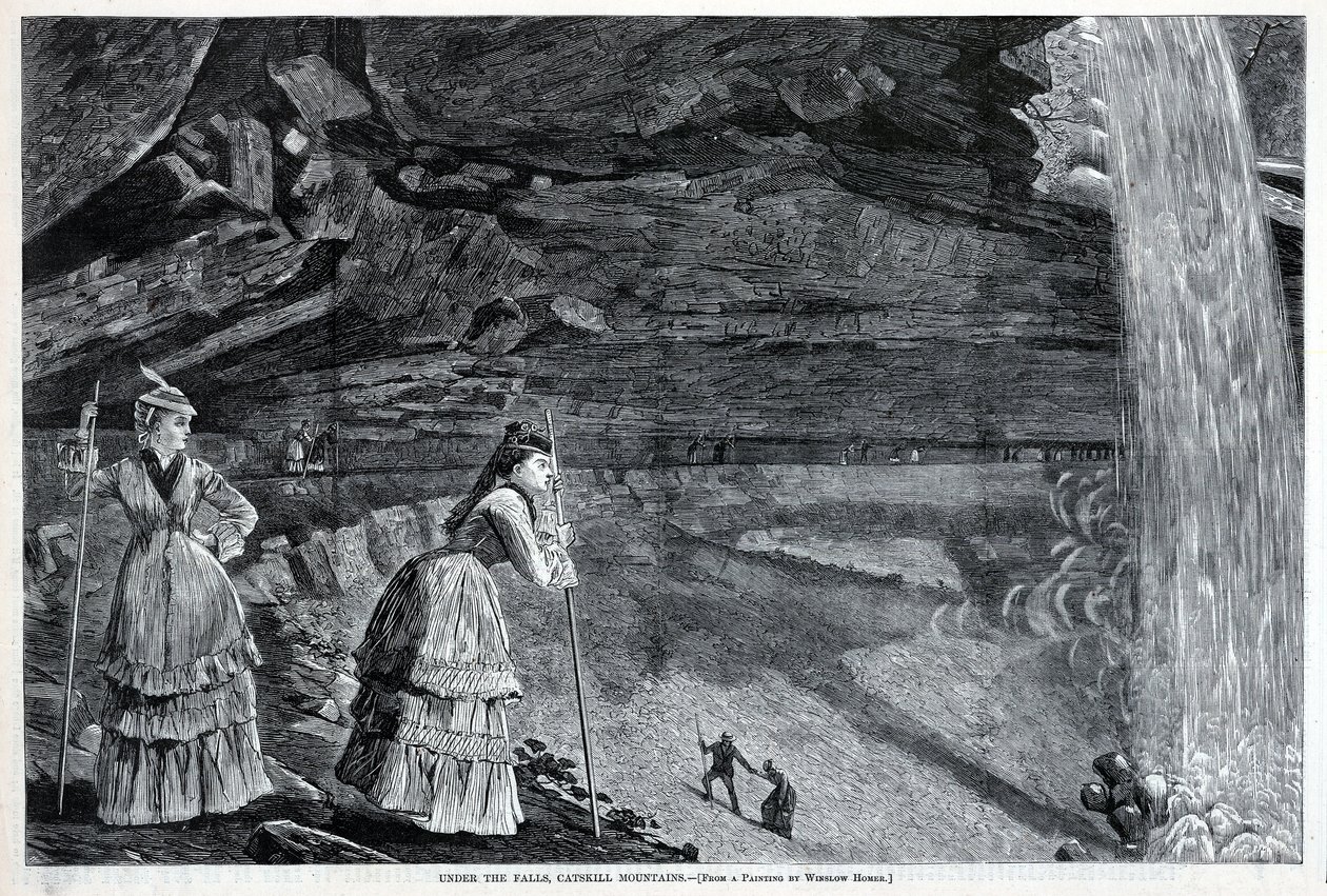 Under the Falls, Catskill Mountains, de Harper