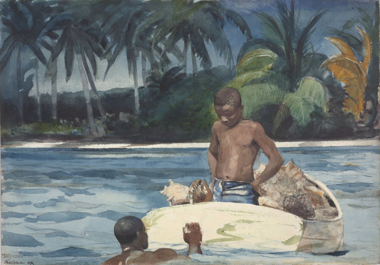 Buceadores de las Indias Occidentales de Winslow Homer