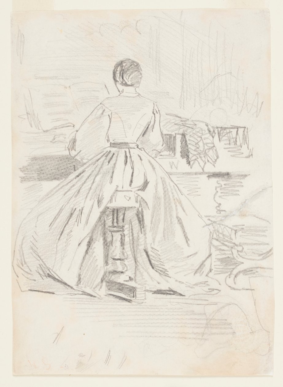 Mujer al piano de Winslow Homer