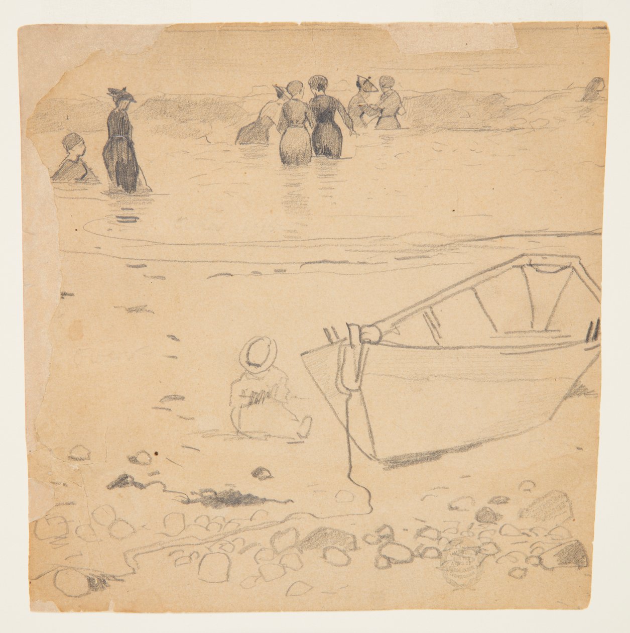 Mujeres Bañándose en el Mar de Winslow Homer