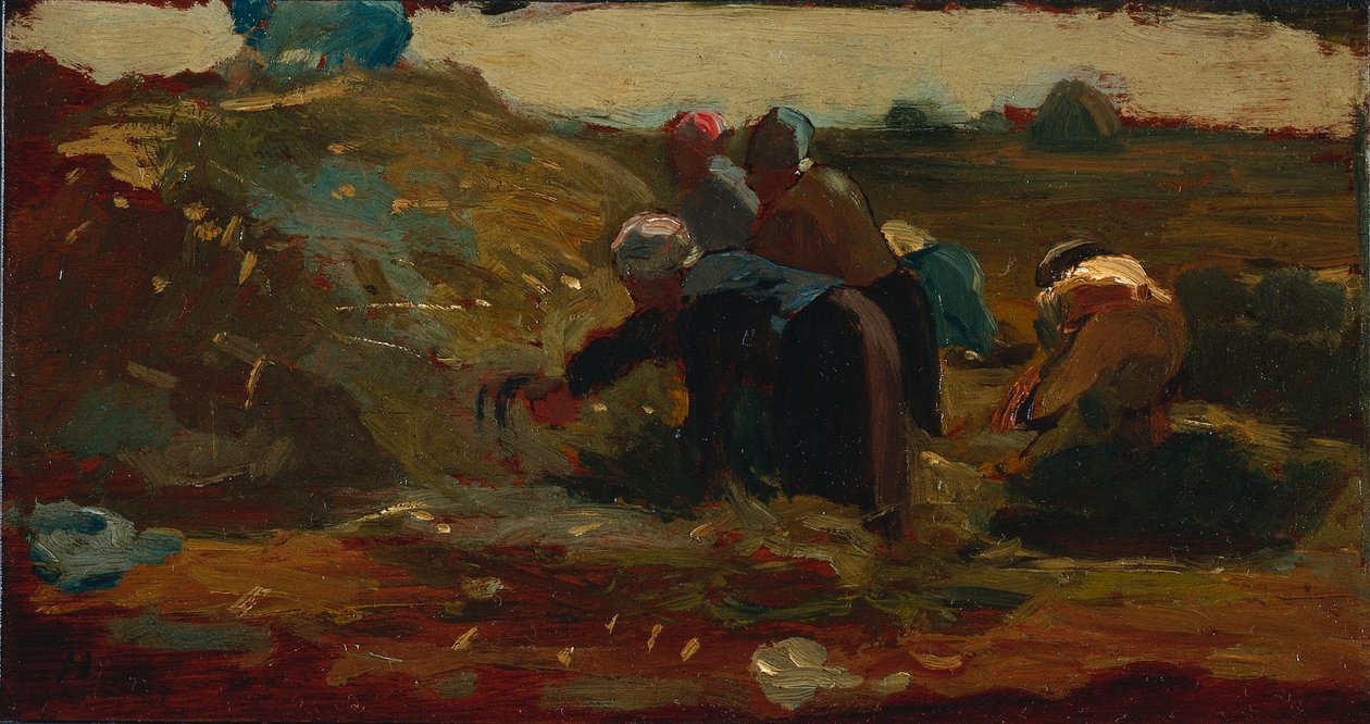 Mujeres trabajando en un campo, 1867 de Winslow Homer
