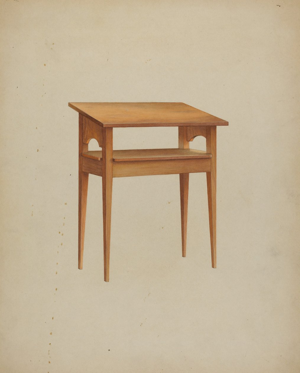 Mesa de comedor Shaker, c. 1937 de Winslow Rich