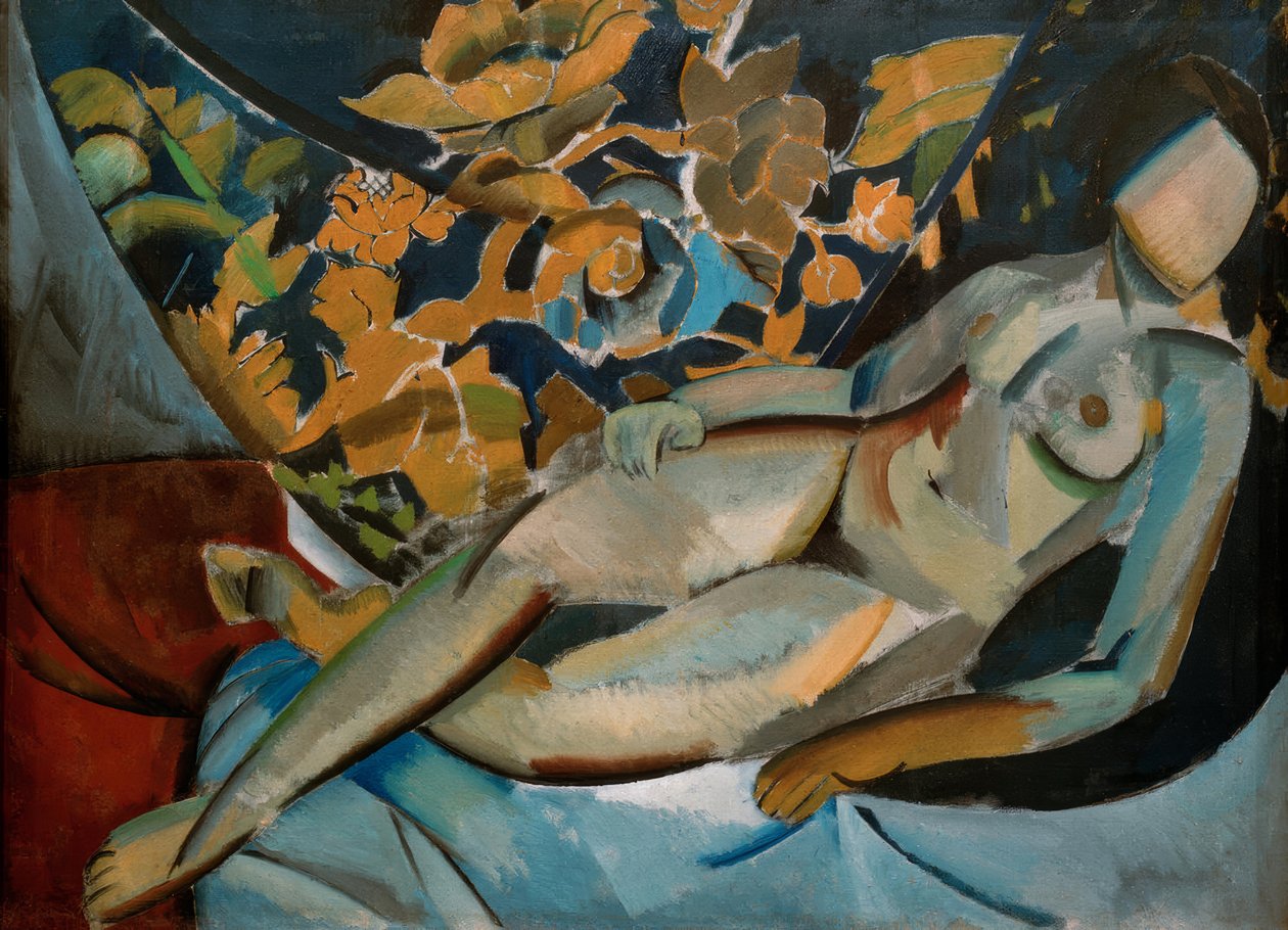 Desnudo femenino reclinado de Wladimir F. Tatlin
