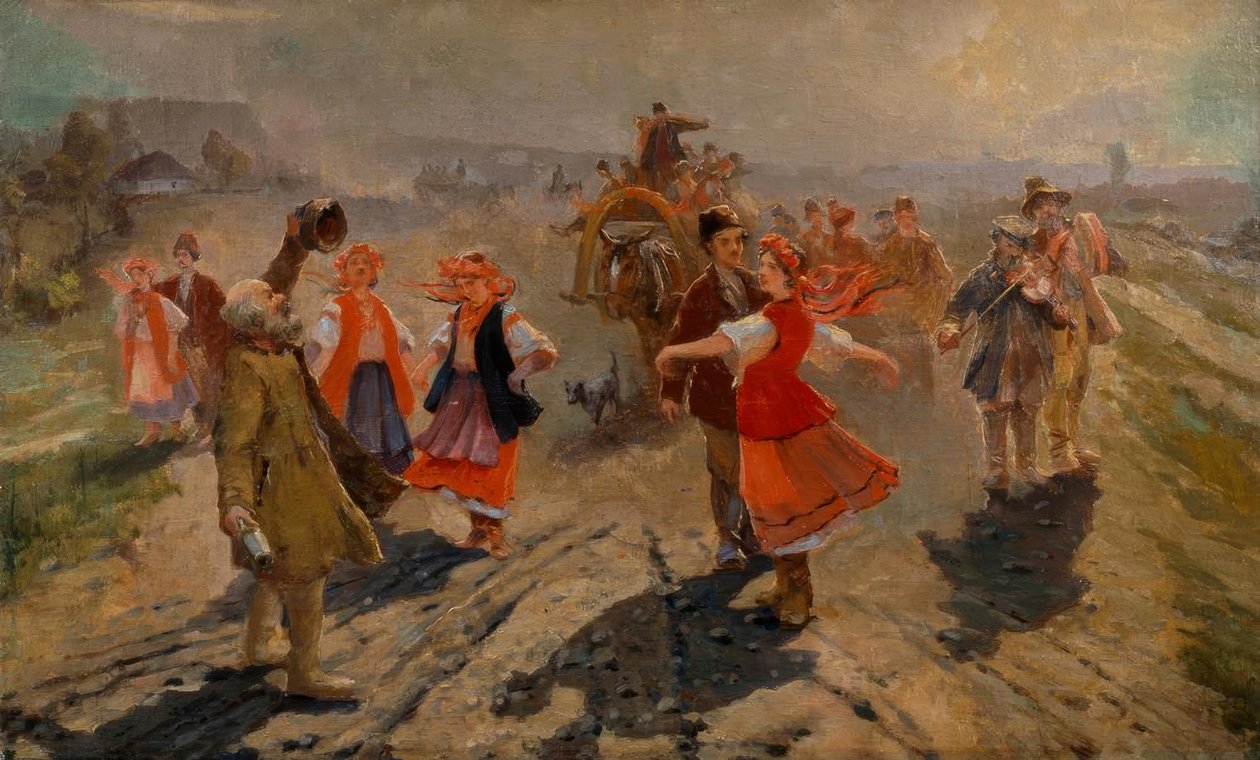 Procesión nupcial cerca de Orel de Wladimir Jegorowitsch Makowski