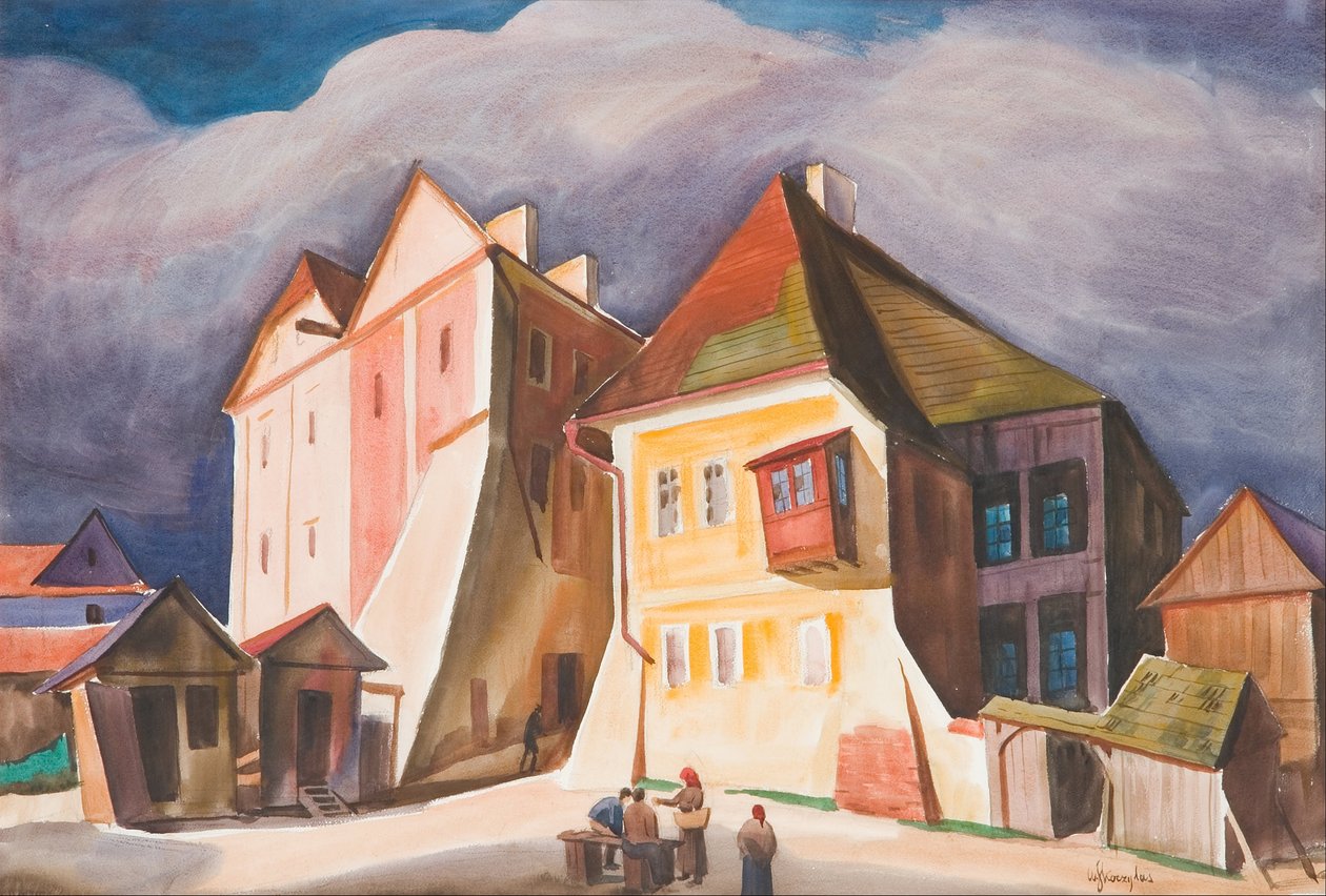 Vista de Kazimierz nad Wisłą de Wladyslaw Skoczylas