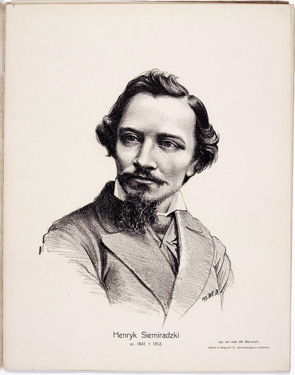 Henryk Siemiradzki 1843-1902, 1917 de Wladyslaw Barwicki