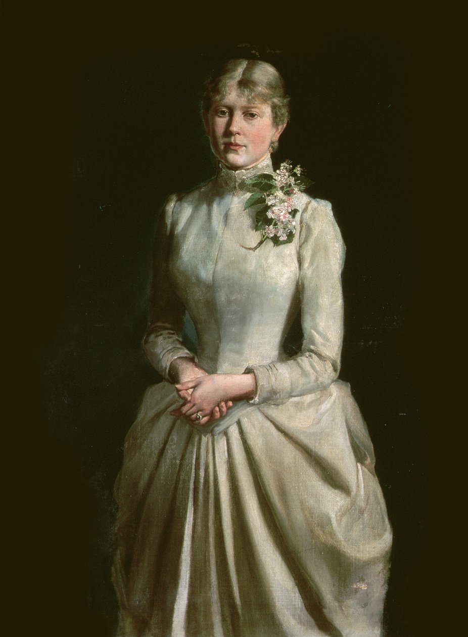 Retrato de la esposa del artista, Mary de Wojciech Kossak