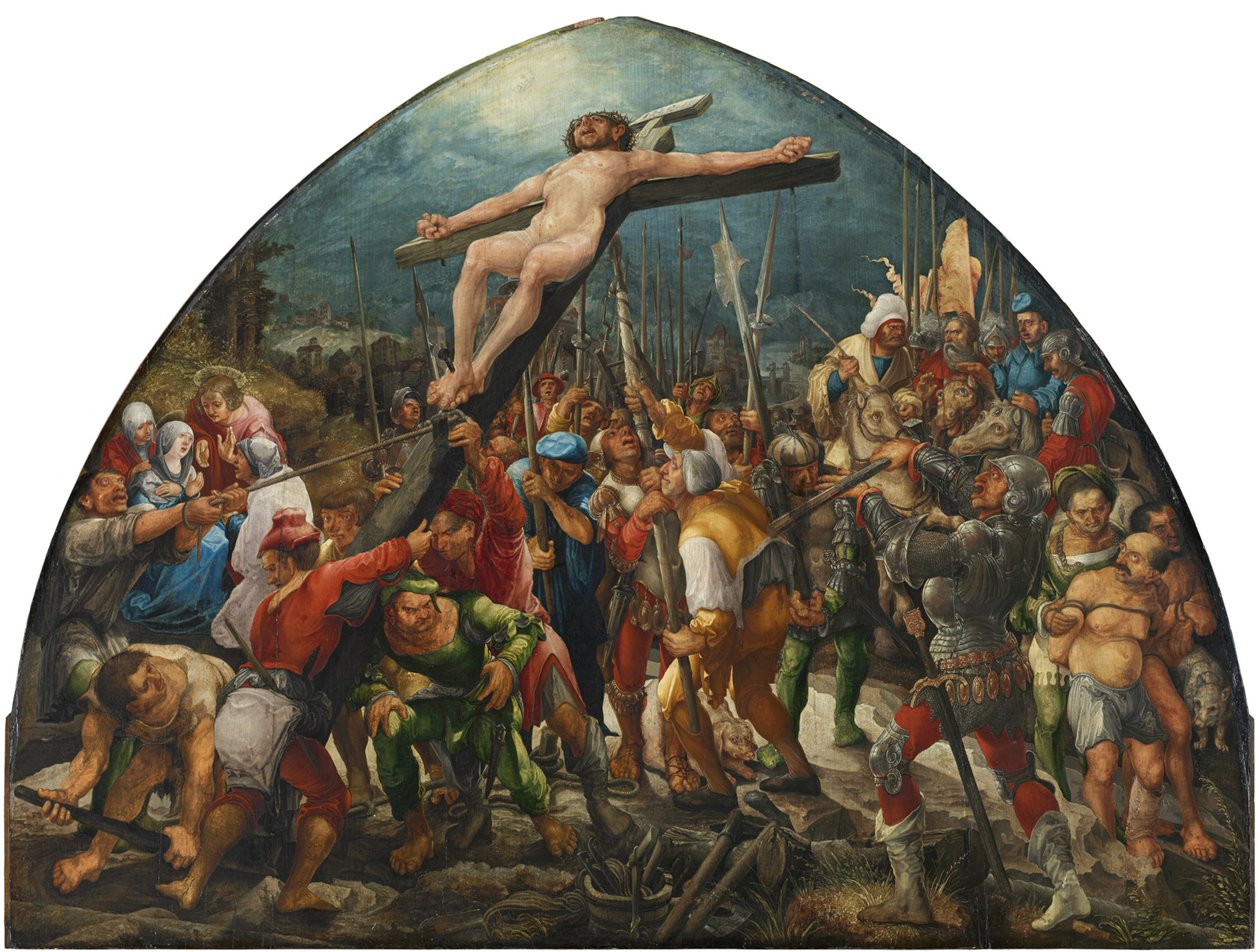 La elevación de la cruz de Wolf Huber