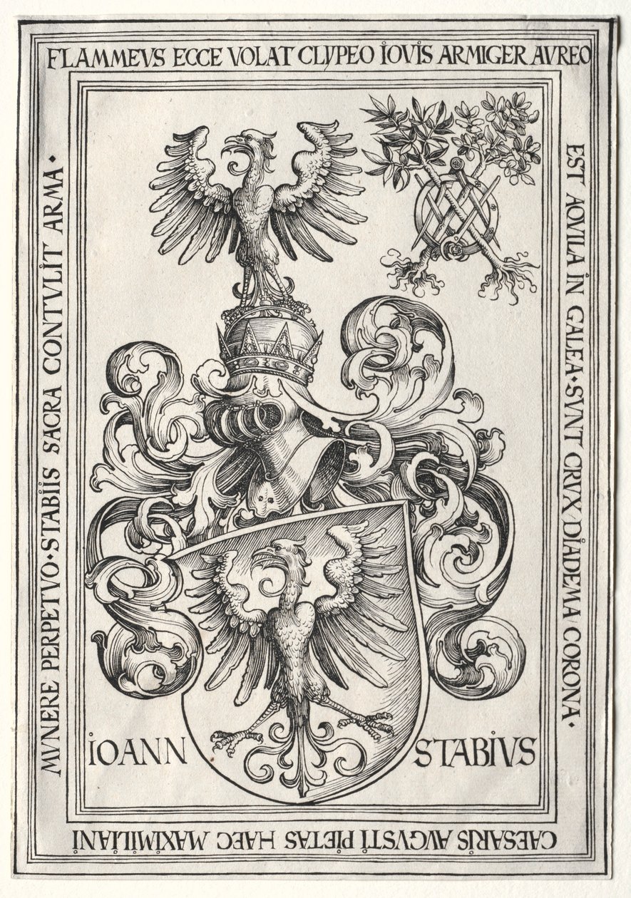 Escudo de Armas de Johann Stabius de Wolf Traut