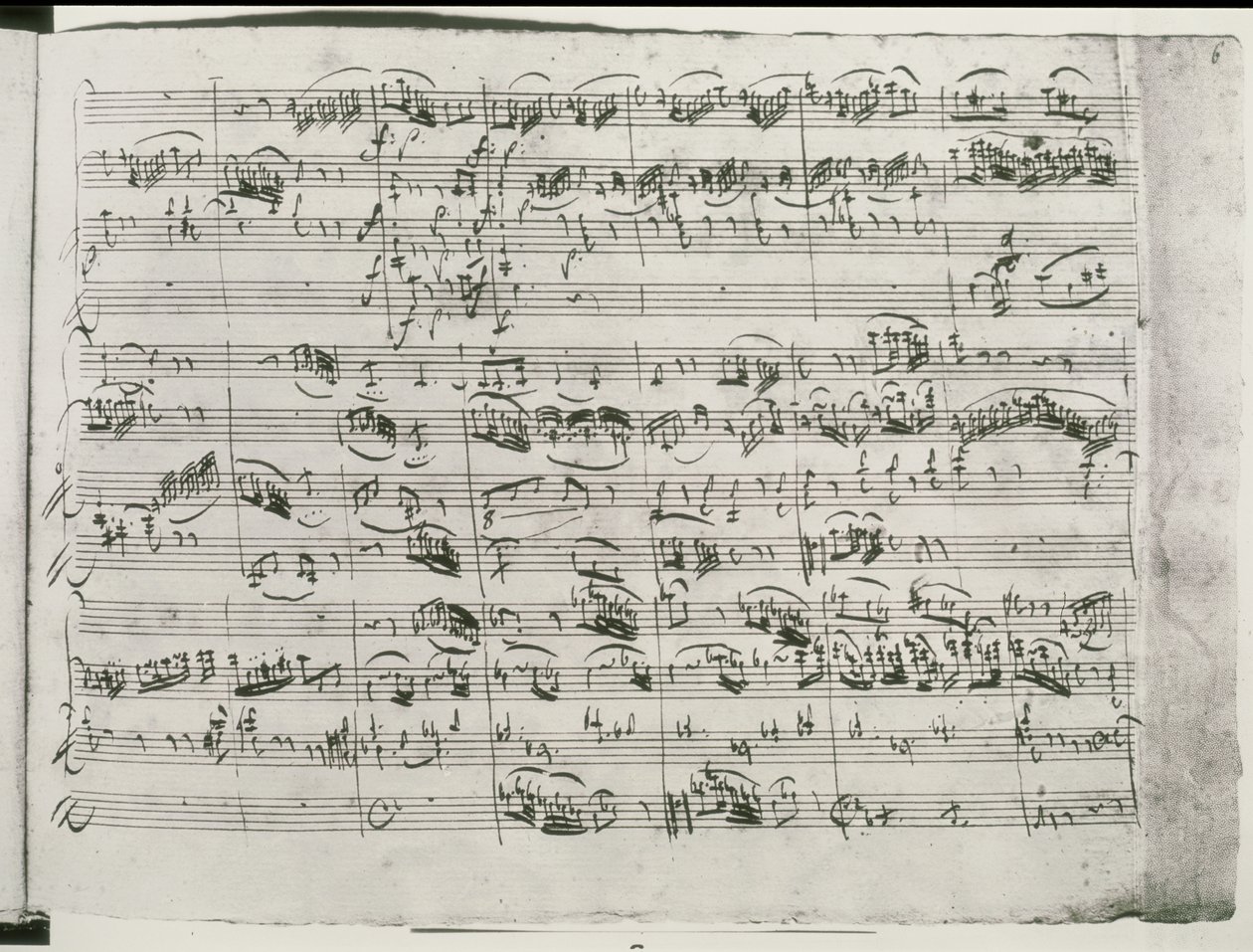 Trío en sol mayor para violín, clavecín y violonchelo (K 496) 1786 (11ª página) de Wolfgang Amadeus Mozart