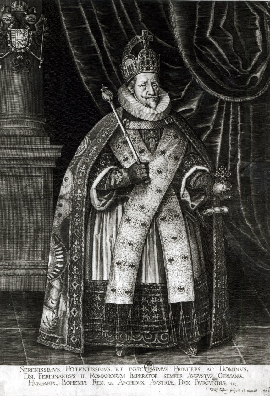 Fernando II (1578-1637) 1622 de Wolfgang Kilian