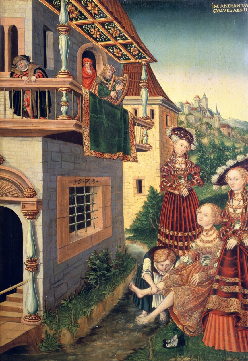 David y Betsabé, 1528 de Wolfgang Krodel