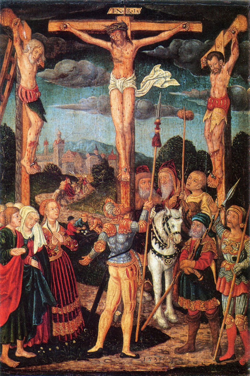 Crucifixión de Wolfgang Krodel der Ältere
