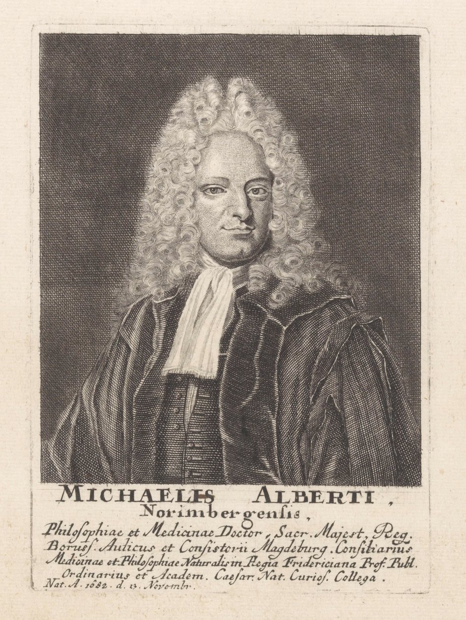 Retrato de Michael Alberti de Wolfgang Philipp Kilian