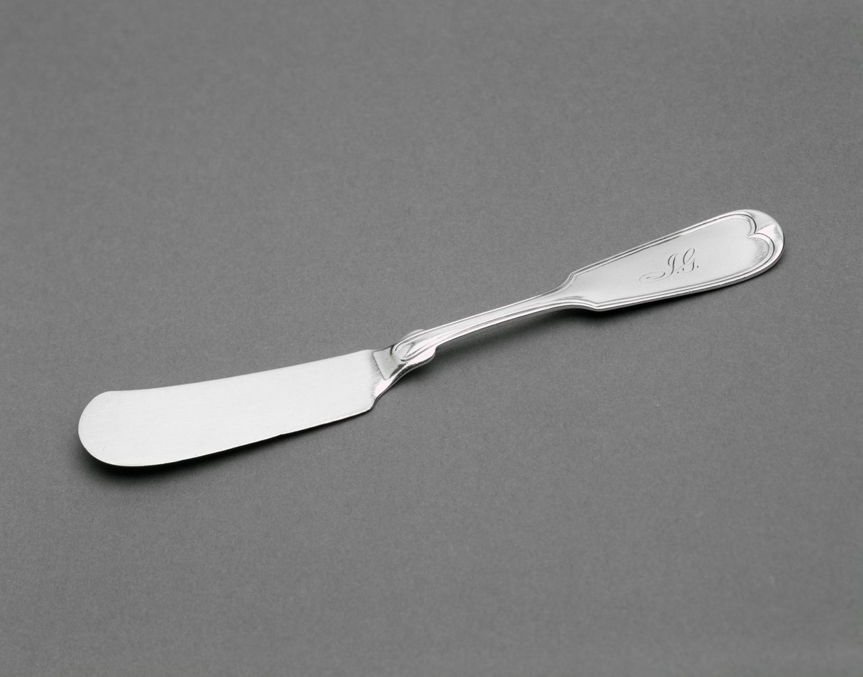 Cuchillo de Mantequilla, c. 1845-1864 (plata) de Wood and Hughes