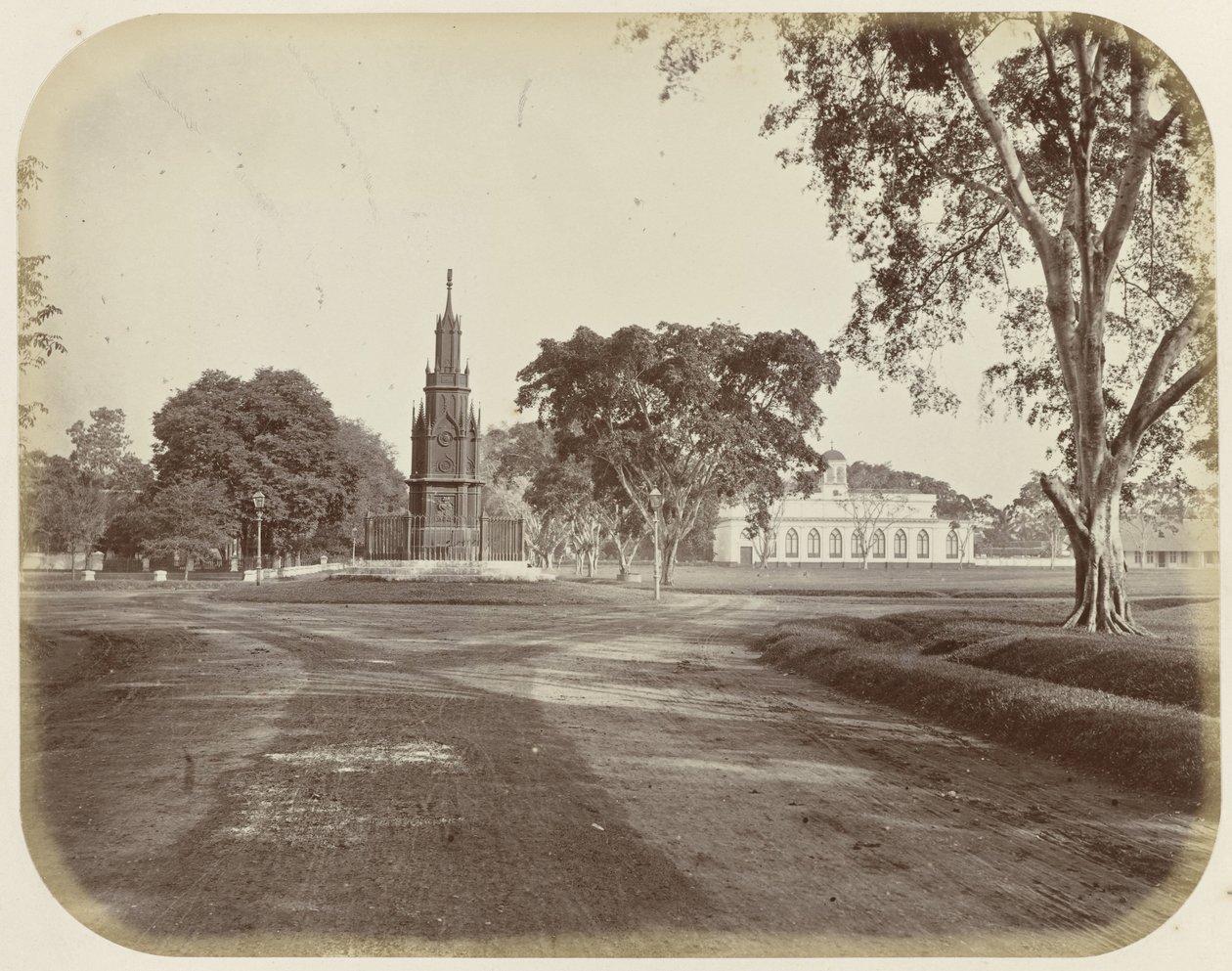 Monumento al General Andreas Victor Michiels en Waterlooplein en Batavia de Woodbury and Page