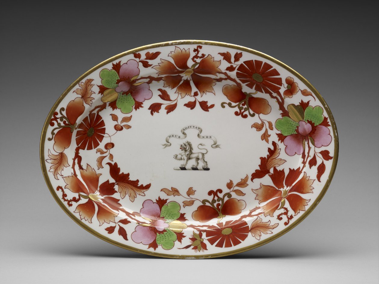 Plato de Worcester Porcelain Manufactory