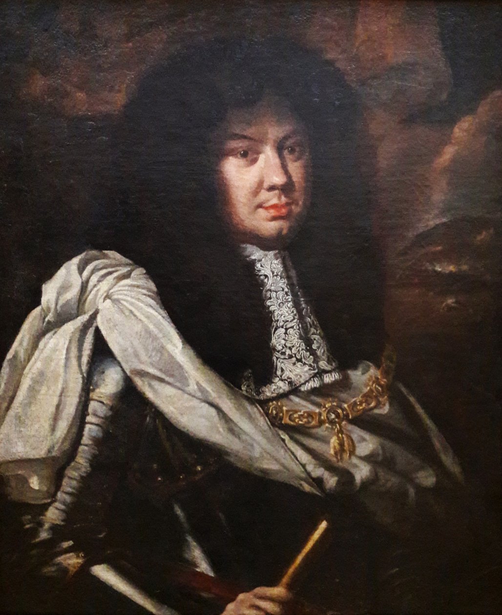 Retrato del Rey Michael Korybut Wiśniowiecki con un bastón de Workshop of Daniel Schultz