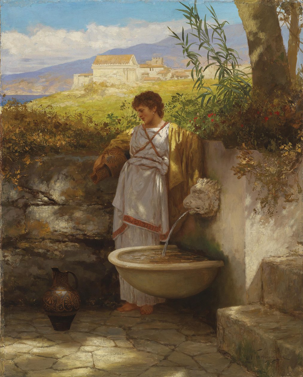 En el pozo de Henryk Siemiradzki