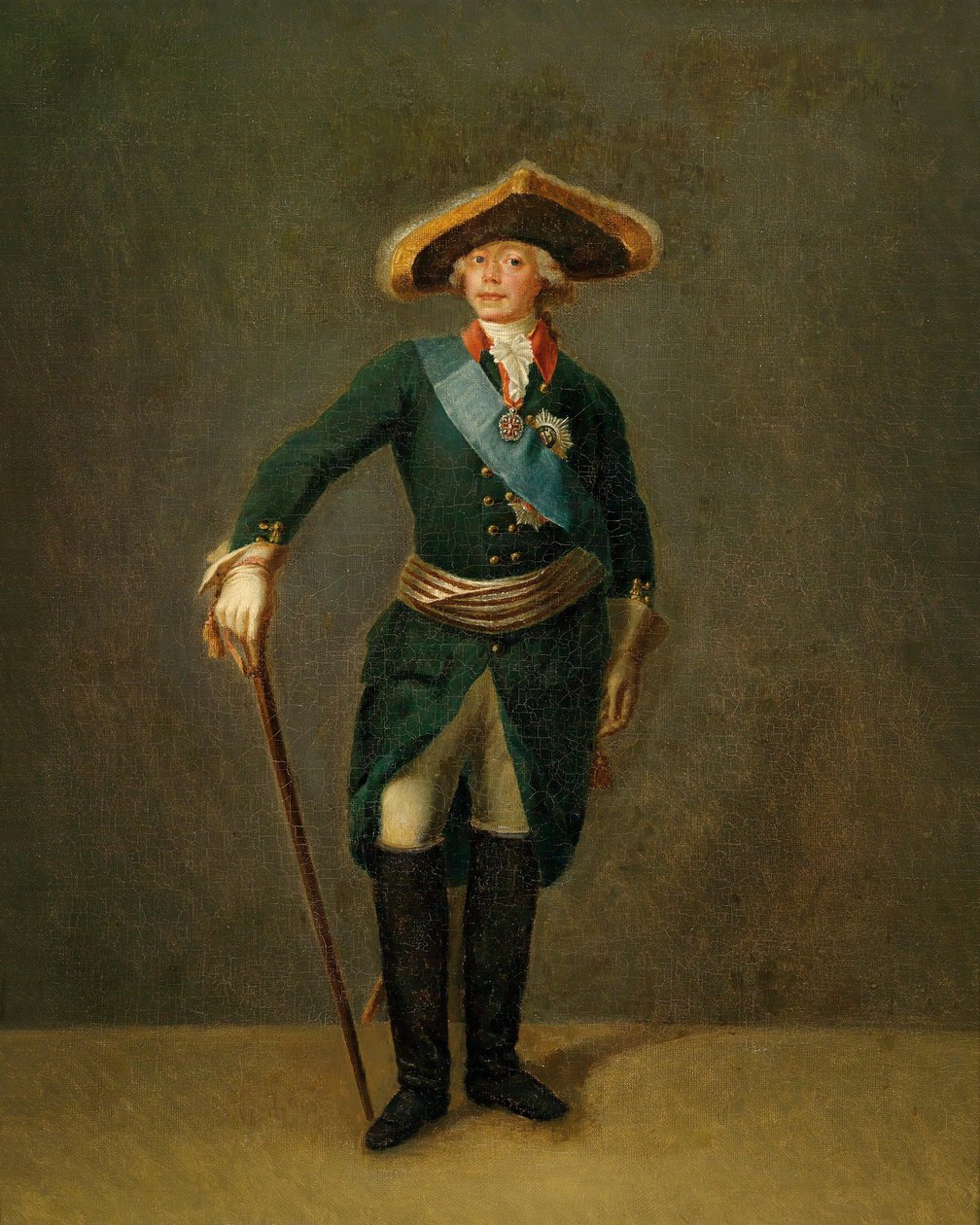 Retrato de Pablo I de Stepan Semenovich Shchukin