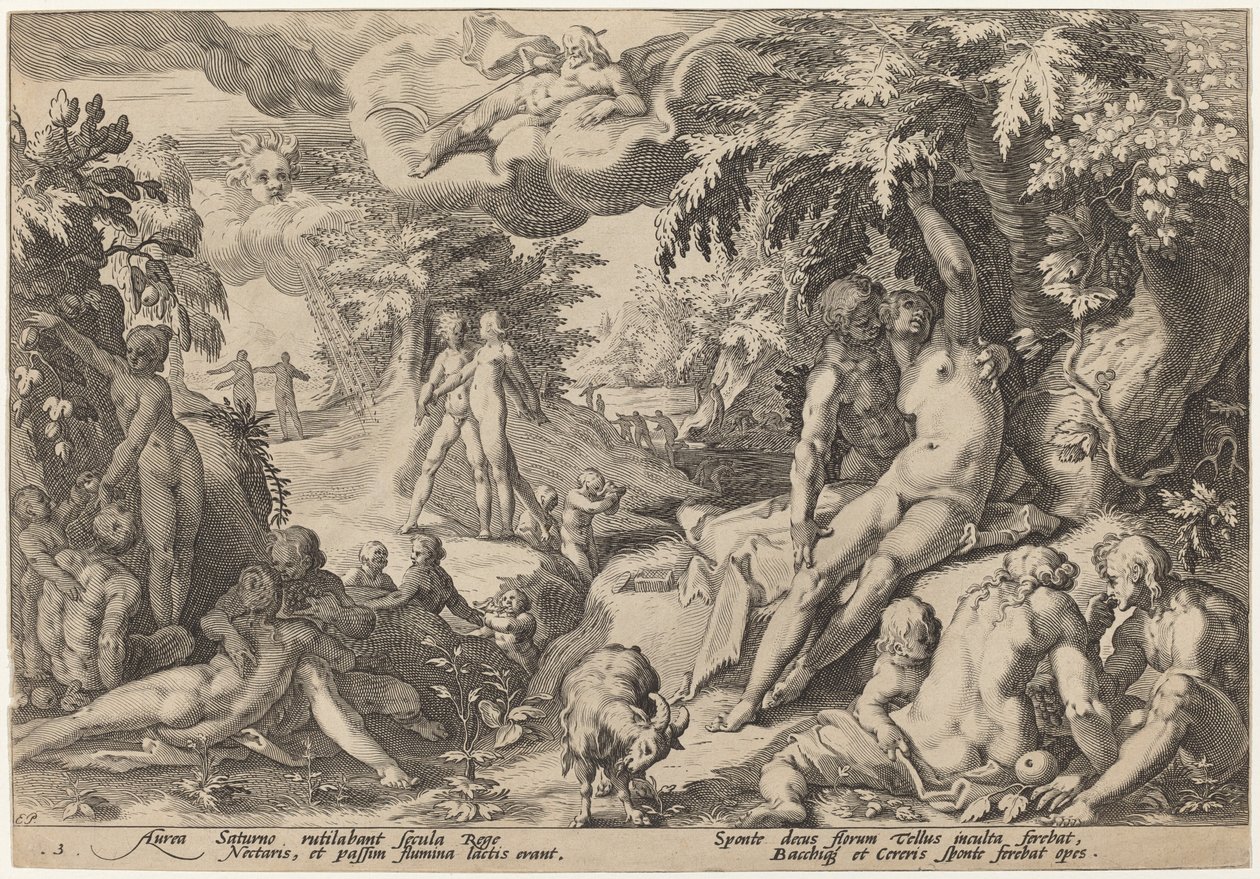 La edad dorada de Workshop of Hendrick Goltzius, after Hendrick Goltzius