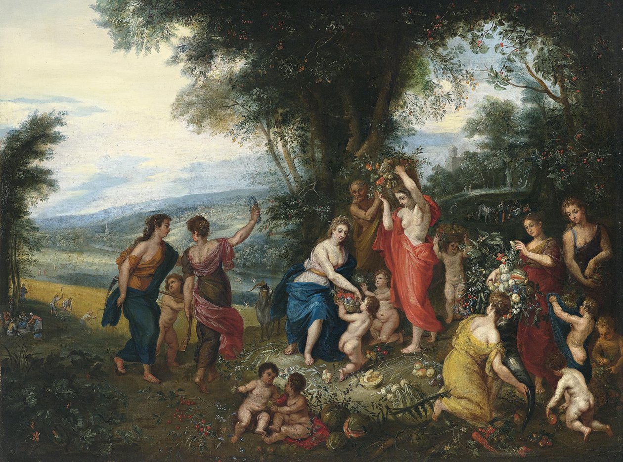 Alegoría del verano de Workshop of Jan Brueghel the Elder