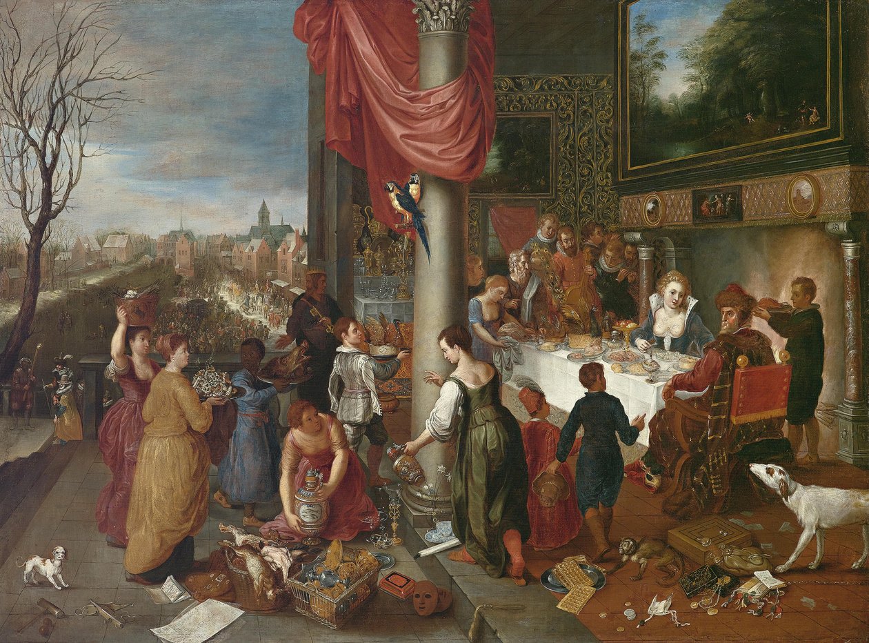 Alegoría del invierno de Workshop of Jan Brueghel the Elder