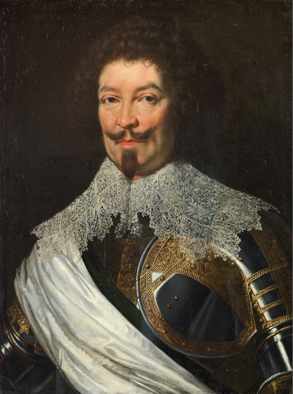Retrato de Carlos de Lorena, cuarto duque de Guisa, con armadura de Workshop of Justus Sustermans