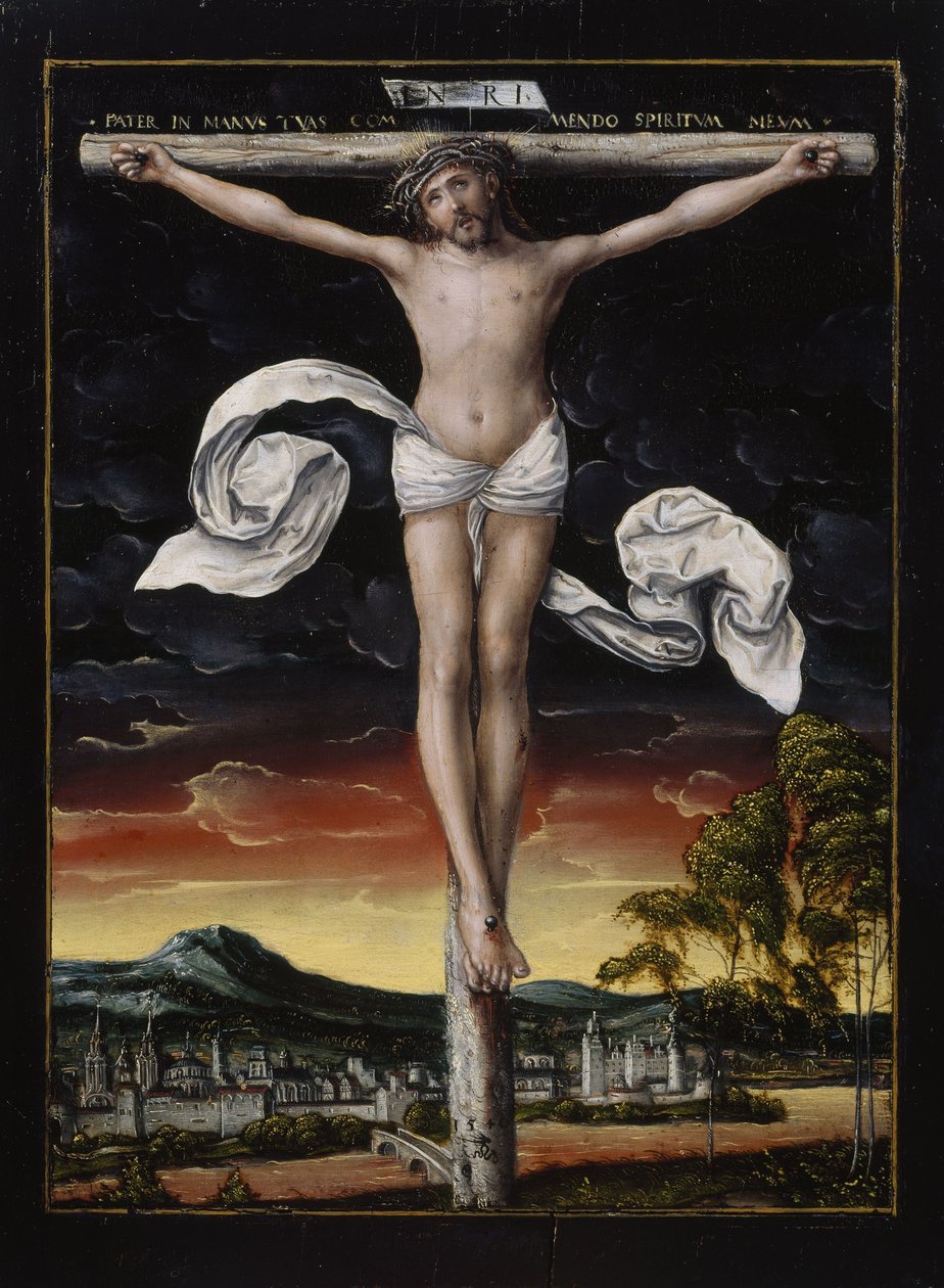 Cristo en la Cruz de workshop of Lucas Cranach the Elder