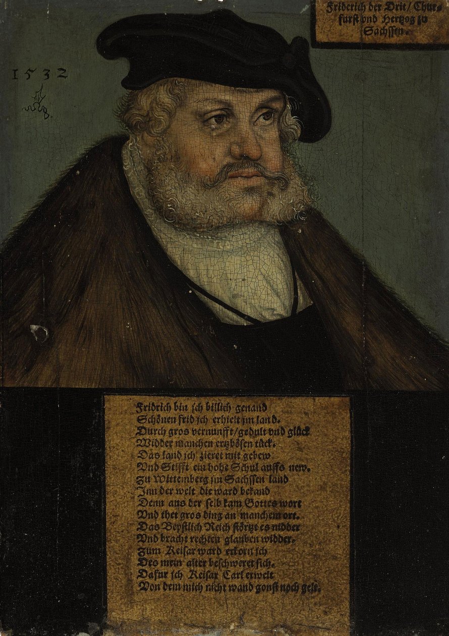 Federico III (1463-1525), el Sabio, Elector de Sajonia de workshop of Lucas Cranach the Elder