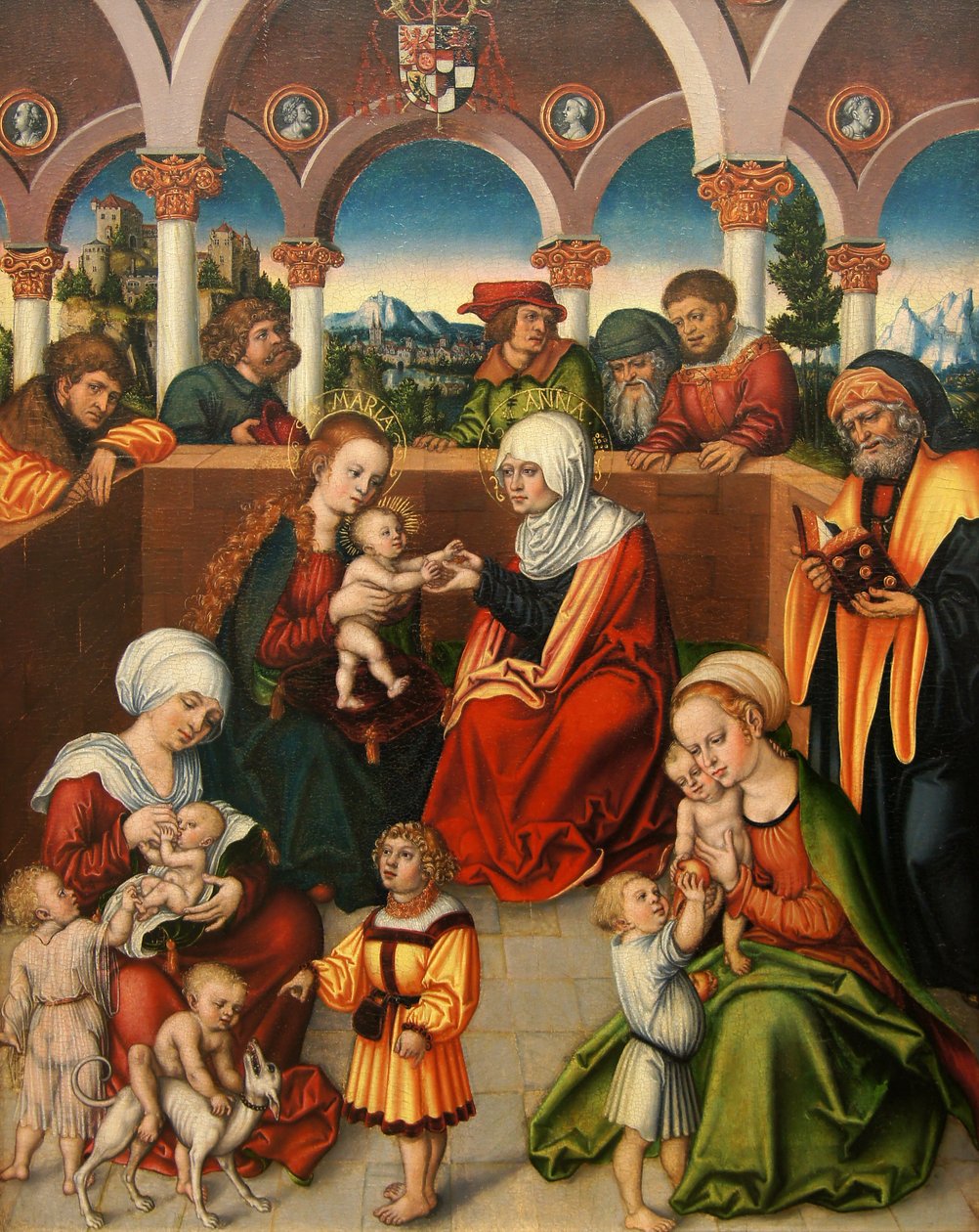 Alemán: Heilige Sippe El parentesco sagrado de workshop of Lucas Cranach the Elder